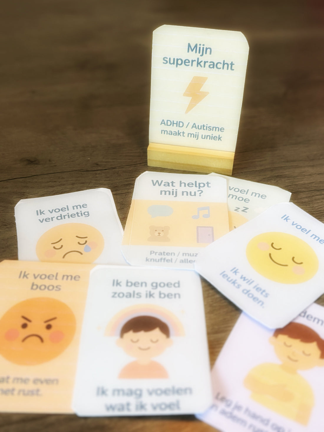 Binnenkort in de shop: Emotiekaartjes voor kinderen met ADHD of autisme