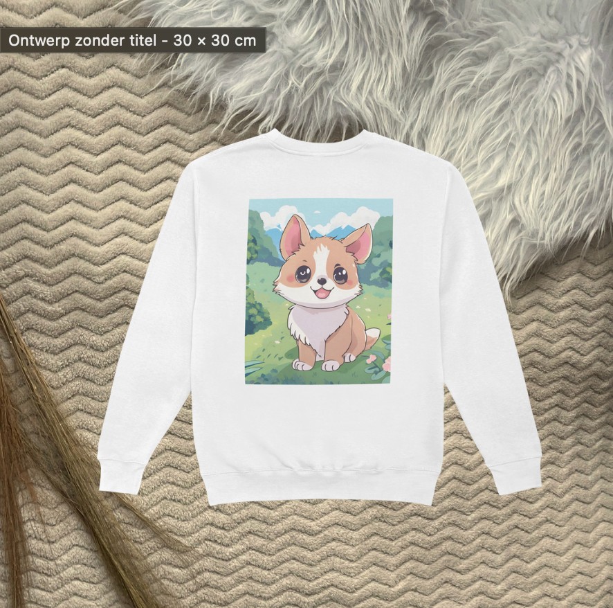 Sweater baby met eigen afbeelding