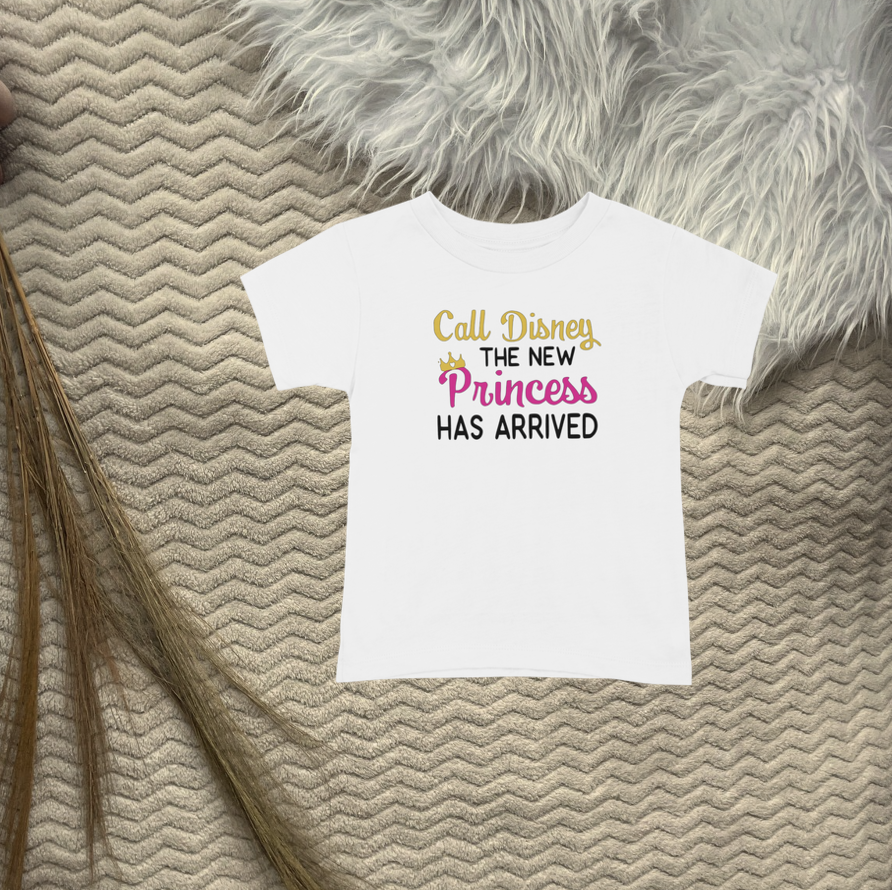 Shirt Call Disney the new princess has arrived