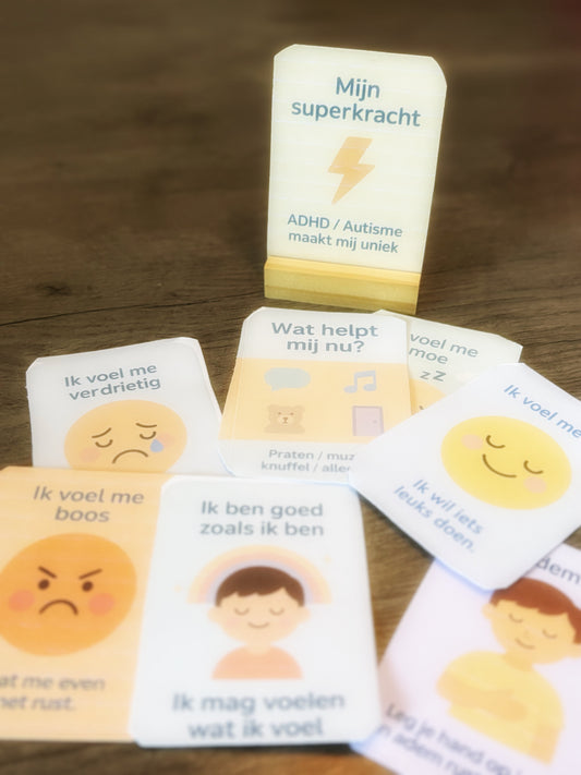 Binnenkort in de shop: Emotiekaartjes voor kinderen met ADHD of autisme