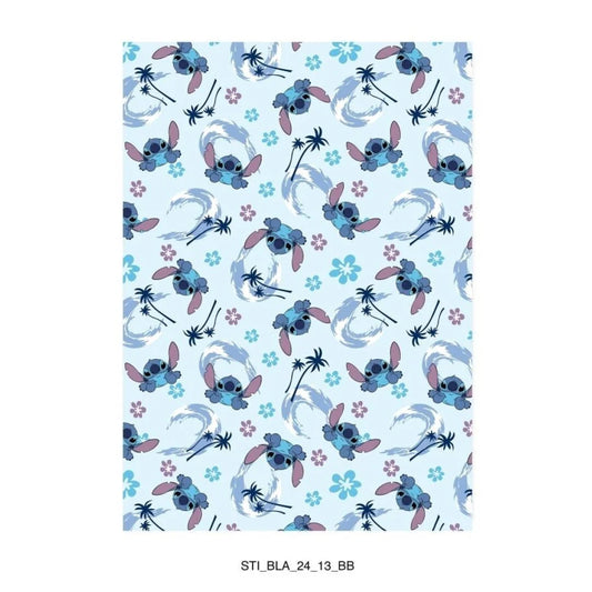 DISNEY - Flanel deken 110x150cm - Stitch
