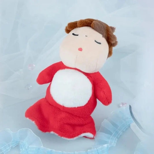 PONYO ON THE CLIFF - Ponyo lies down - Nakayoshi Plush 21cm