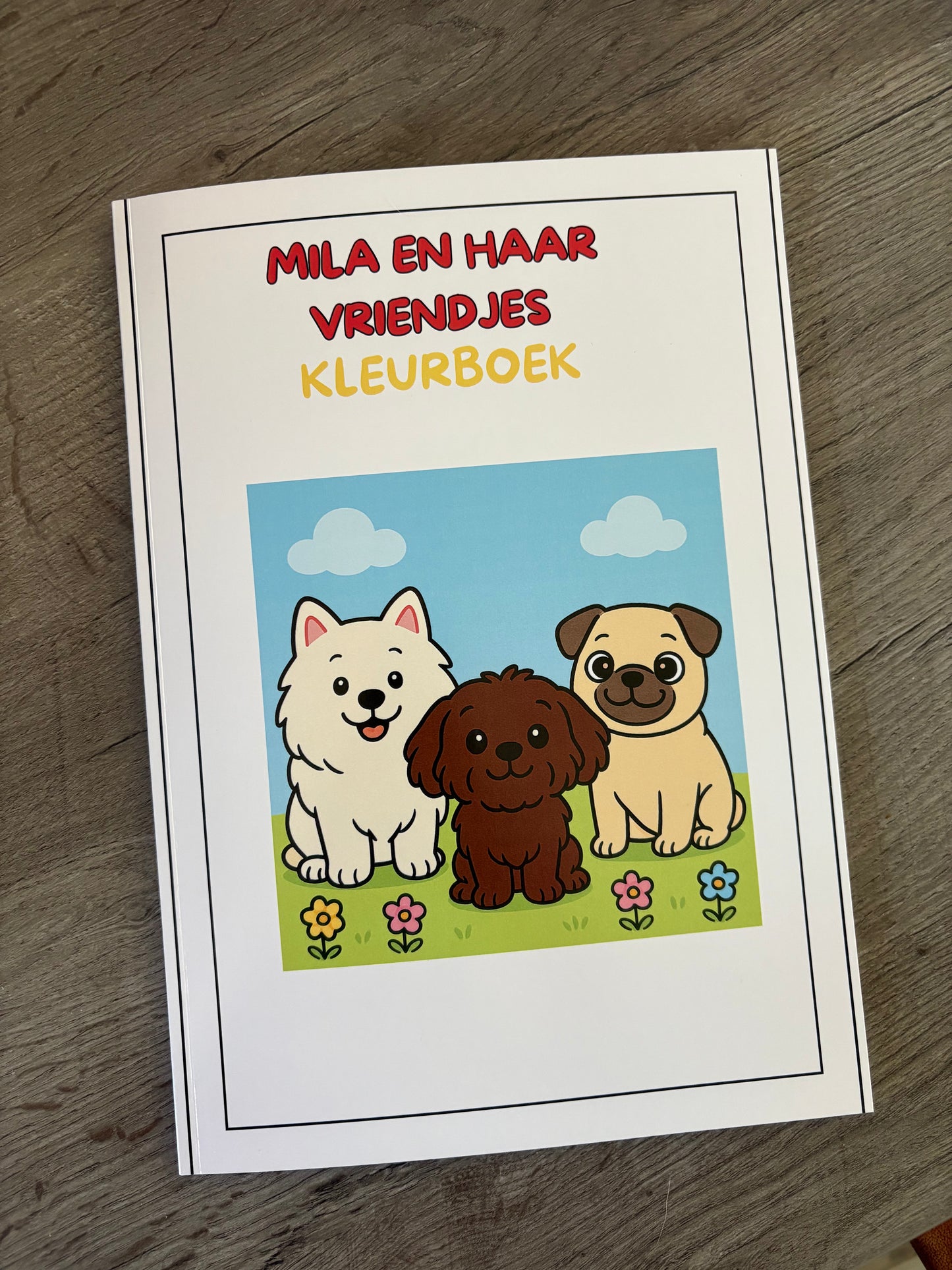 Kleurboek Mila en haar vriendjes