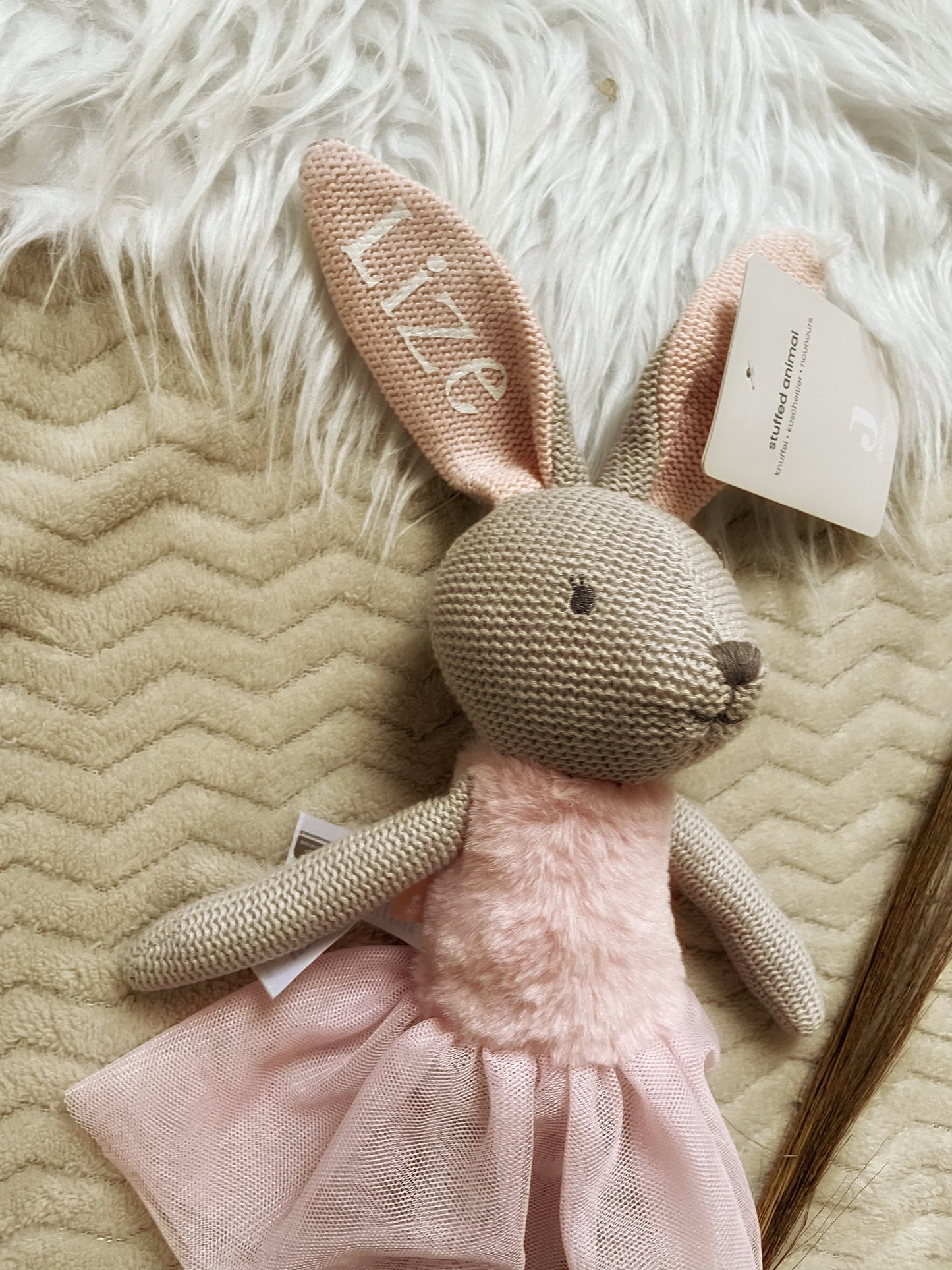 Knuffel Bunny Jollein met naam