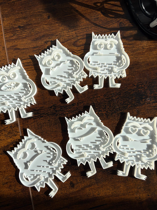 Het Kleurenmonster vulvormen set