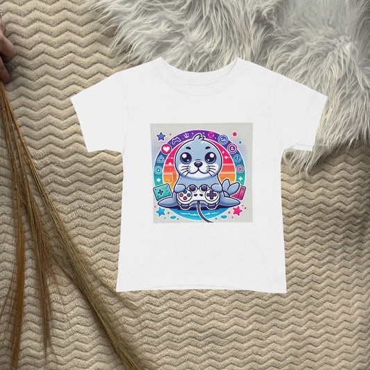 Kinder Shirt gaming Zeehond