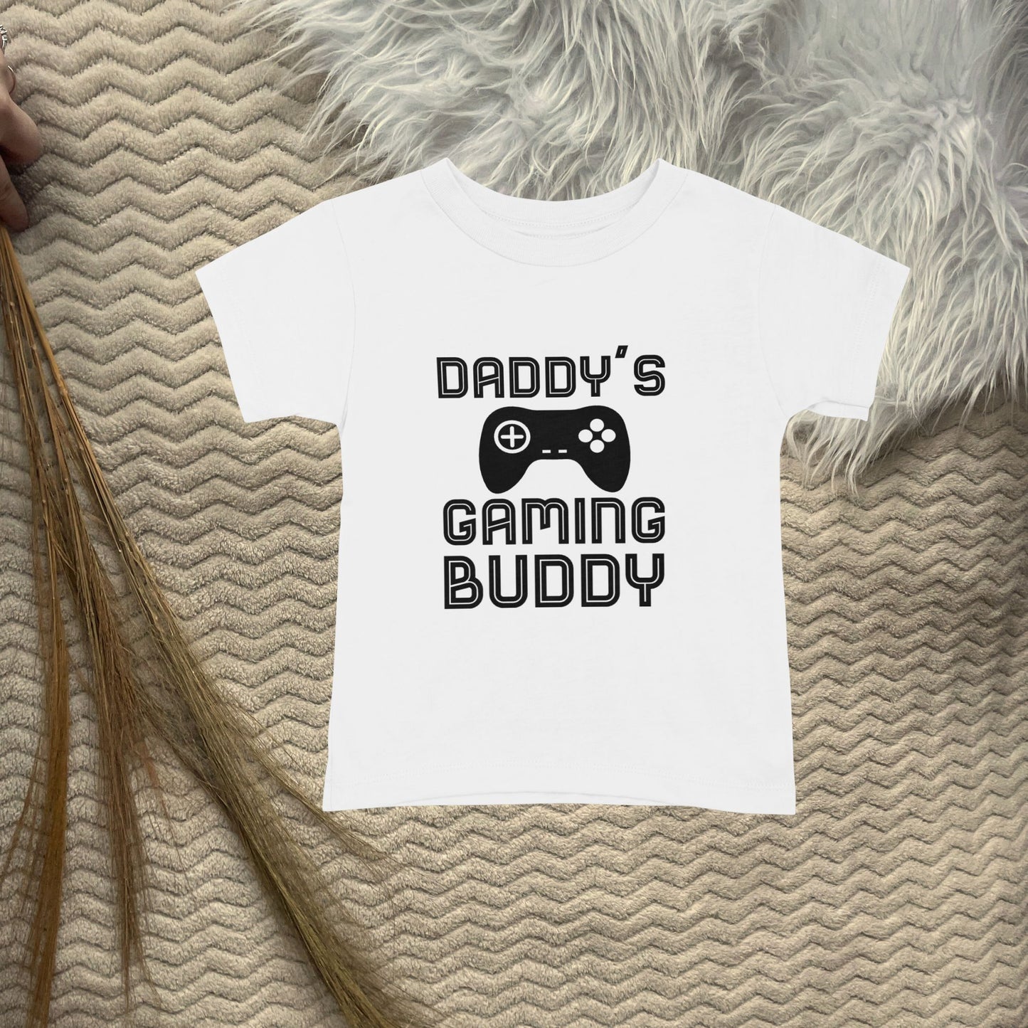 Kinder Shirt Daddy's gaming buddy