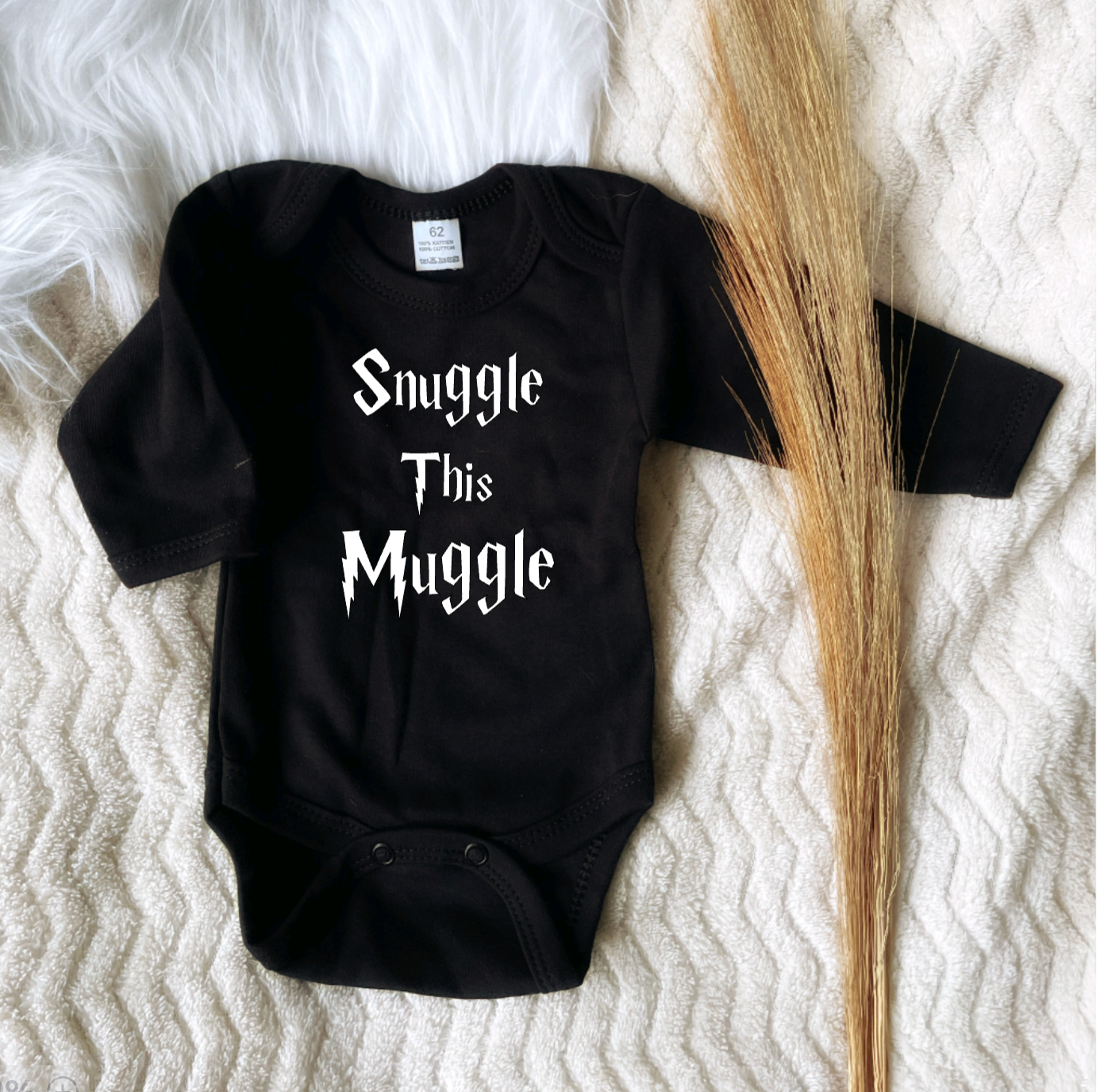 Romper Snuggle this muggle lange mouwen