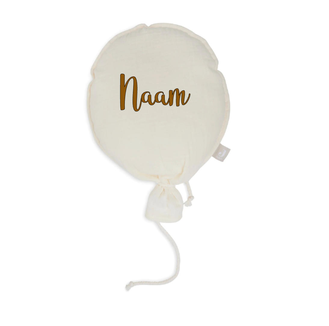 Ballon 25x50cm Jollein met naam of letter