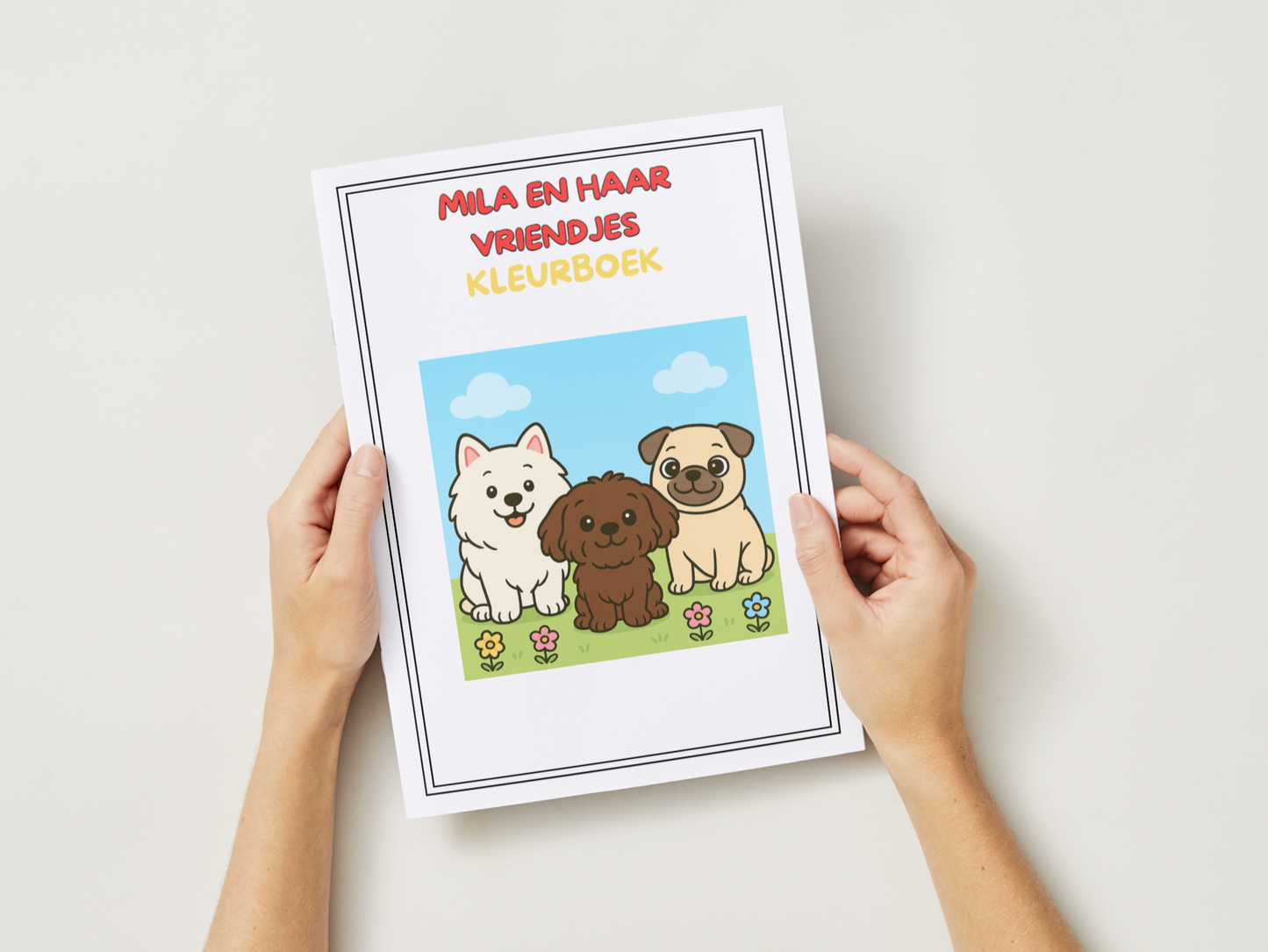 Kleurboek Mila en haar vriendjes